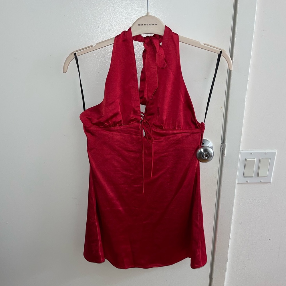 Princess Polly Red Halter Dress